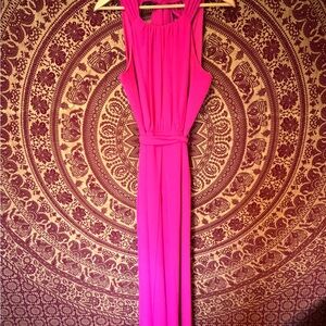Vince Camuto Vibrant Pink Jumpsuit
